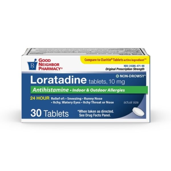 GNP Non-Drowsy Loratadine 10mg, 30 tablets