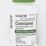 Major Cetirizine 10 mg, 500 tablets