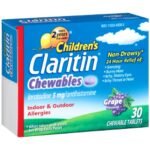 Children’s Claritin Allergy, Grape Chewables 5mg, 30 count