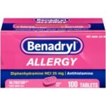 Benadryl Allergy Ultratab 100ct