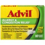 Advil Allergy Congest Relief Tablet 10ct