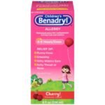 Benadryl Kids Allergy Liquid Cherry 8 oz