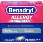 Benadryl Allergy Dye Free Liquigel 24ct