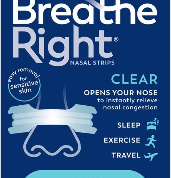 Breathe Right Clear Small & Medium 30ct