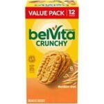 (3 pack) belVita Breakfast Bars Biscuits, Golden Oat, Value Pack, 12 Packs (4 Biscuits Per Pack)