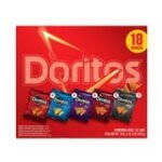 Doritos Tortilla Chips 5 Flavor Variety Pack Snack Chips, 1 oz Bags, 18 Count