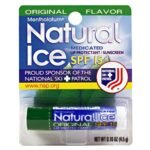 Mentholatum Natural Ice Lip Balm Original SPF 15, 12ct