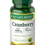 Nature’s Bounty Cranberry Fruit 4200 mg Plus Vitamin C, 120 softgels