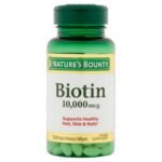 Biotin 10000mcg Softgel 120ct Nat Bounty