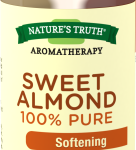 Nature’s Truth Aromatherapy Pure Unscented Base Oil, Sweet Almond, 4 Fluid Ounce