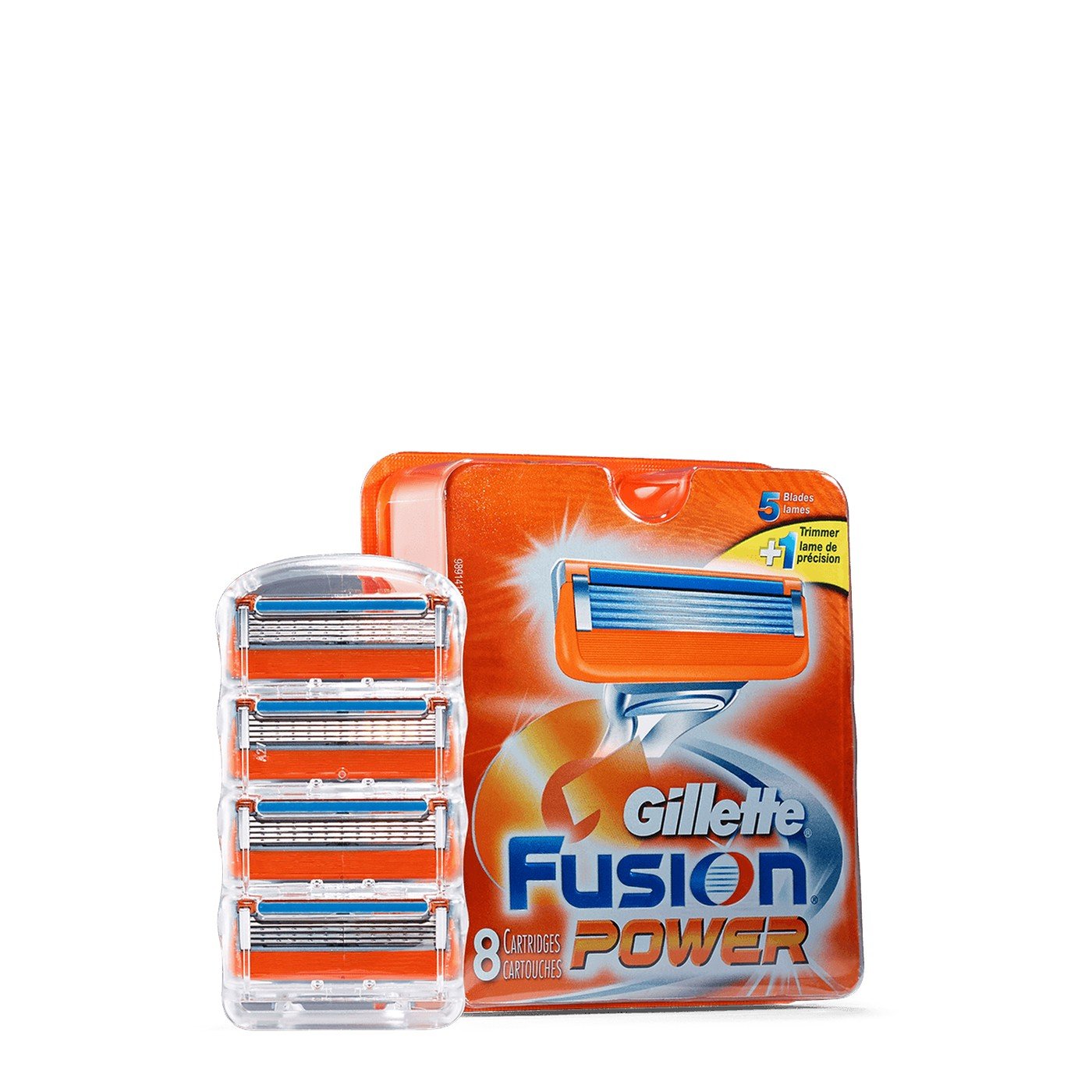 10349079-1.jpg Gillette Fusion5 Men’s Razor Blades Cartridge Refills, 8 Count - Image 1