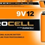 Duracell Procell Alkaline Batteries, 9V – Pack of 12