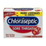 Chloraseptic Sore Throat Lozenges Cherry, 18 Count