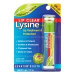 Quantum Lip Clear Lysine + Lip Treatment and Protectant SPF 21, 0.17 Ounces – Pack of 6