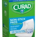 Curad Small Non-Stick Pads With Adhesive Tabs, 2 X 3 Inches, 20 count