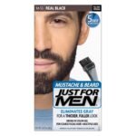 JUST FOR MEN Color Gel Mustache & Beard M-55 Real Black