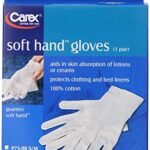 Carex Health Brands Soft Hands Cotton Gloves, XL