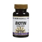 Biotin 5000mcg Tablet 60ct Windml