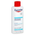 Eucerin Advanced Cleansing Body and Face Cleanser, 16.9 oz