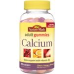 Calcium W & D-3 Gummie 80ct Nat Made