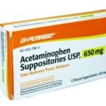 Perrigo Acetaminophen Suppositories USP 650mg 12CT