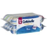 Cottonelle Flushable Cloth Refill, 84ct – Pack of 8
