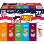 Pringles Potato Crisps Chips, Lunch Snacks, Snack Cups, Variety Pack, 19.5oz Box (27 Cups) - Image 4