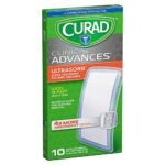 Curad Ultrasorb Non-Adherent Super Absorbent Polymer Dressings, 4″ x 8″, 10 Count