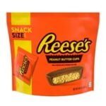 Reese's Milk Chocolate Snack Size Peanut Butter Cups Candy, Bag 10.5 oz - Image 4