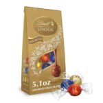 Lindt Lindor Assorted Chocolate Candy Truffles, 5.1 oz, Bag - Image 6