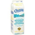 Crystal Creamery Old-World Style Bulgarian Cultured Buttermilk, Quart, Paper, Carton 32 fl oz