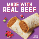 El Monterey Beef & Bean Burritos, 32 oz, 8 Count (Frozen) - Image 7