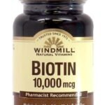 Biotin 10000 mcg Tablets 100ct Windmil