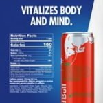 Red Bull Red Edition Energy Drink, Watermelon, 114mg Caffeine, 12 fl. oz. Can - Image 4