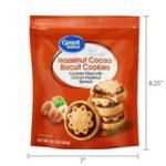 Great Value Hazelnut Cocoa Biscuits Cookies, 10.7 oz