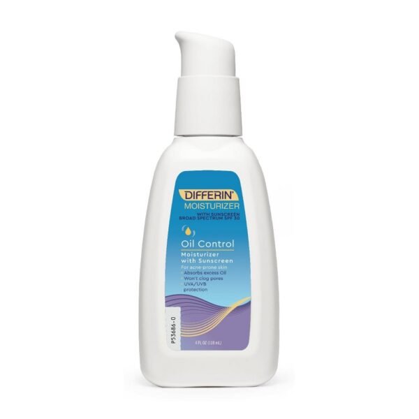 Differin Oil Absorbing Moisturizer with Sunscreen SPF30, 4 oz