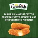 Farm Rich Breaded Mozzarella Cheese Sticks, 22 oz (Frozen Snacks and Appetizers)