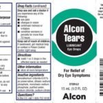Alcon Tears Lubricant Dry Eye Drops – 0.5 oz By Alcon