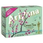 Arizona Green Tea with Ginseng and Honey, 11.5 Fl Oz Cans (12-Pack) - Image 2