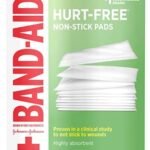 BAND-AID First Aid Non-Stick Pads, Large, 3 in x 4 in, 10 ea