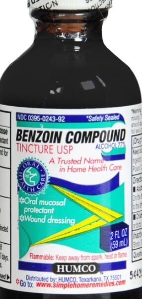 Benzoin Compound Tincture USP 2 oz Humco