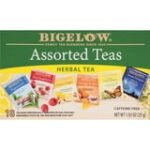 Bigelow, Assorted Herbal Caffeine Free Tea Bags, 18 Count