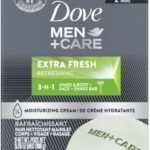 Dove Men+Care Body & Face Bar Extra Fresh, 2×3.75oz