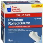GNP Gauze Roll 3X2.5Yds 5 Rolls