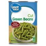 Great Value Cut Green Beans, 14.5 oz Can
