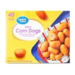 Great Value Mini Corn Dogs, 26.8 oz, 40 Count (Frozen)