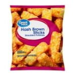 Great Value Hash Brown Sticks, Shredded Potatoes, 22 oz (Frozen)