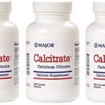 Calcitrate 200mg (950mg) Tab 100ct by Major – Pack of 3