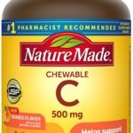 Nature Made Vitamin C 500mg Chewable Orange 60 count – Pack of 2