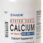 Calcium + D Oyster 500mg Tablet 1000ct Maj